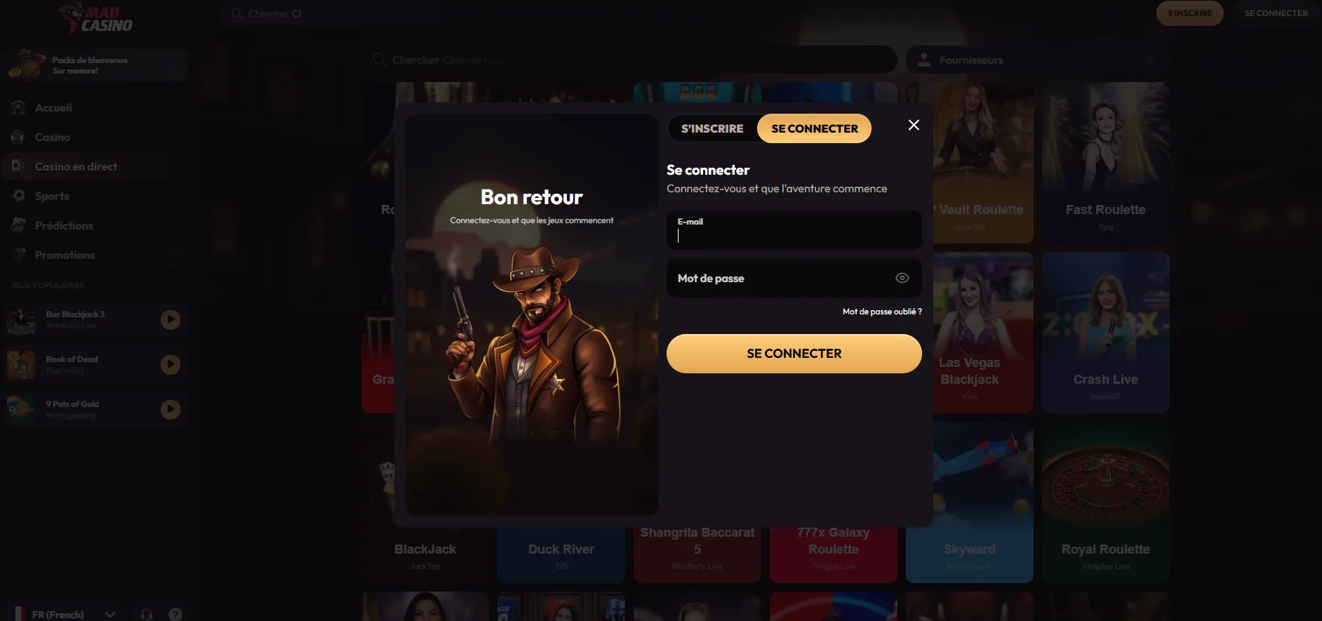 Mad Casino bonus